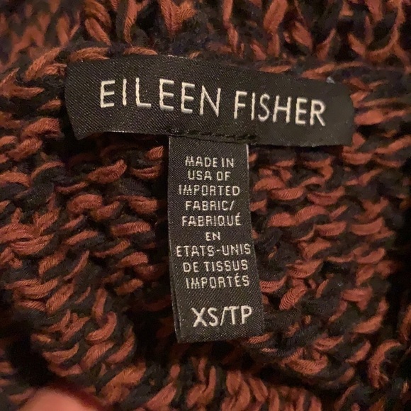 Eileen Fisher Organic Cotton Linen Lightweight Relaxed Cowl Neck Sweater - Picture 12 of 12